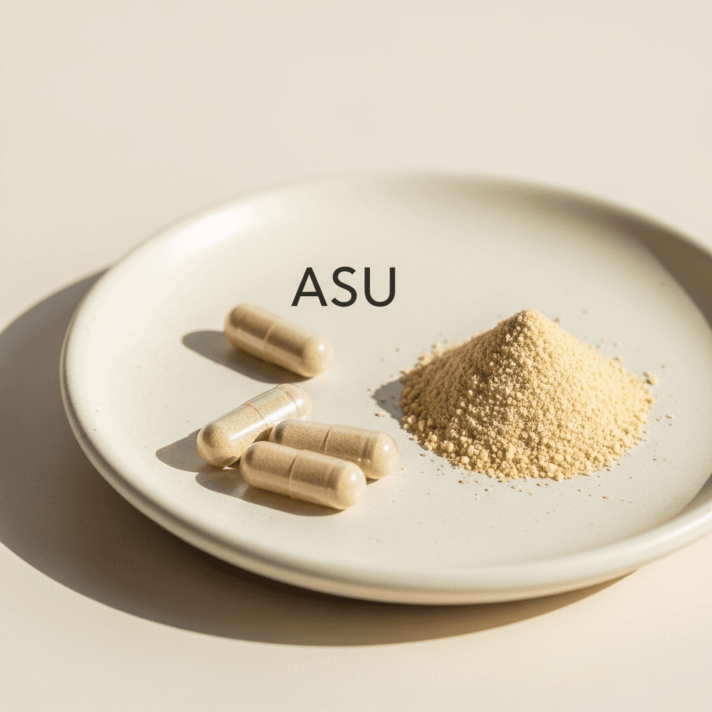 ASU (avocado-soybean unsaponifiables, Piascledine)