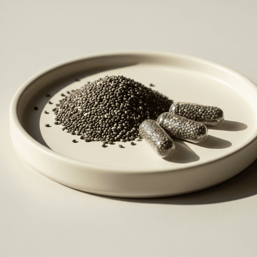 Chia seeds (Salvia hispanica)