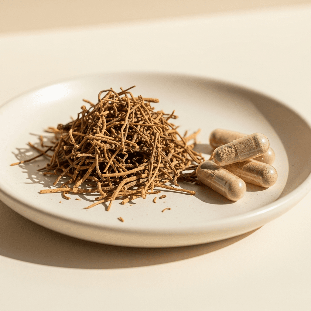 Liquorice root (Glycyrrhiza glabra)