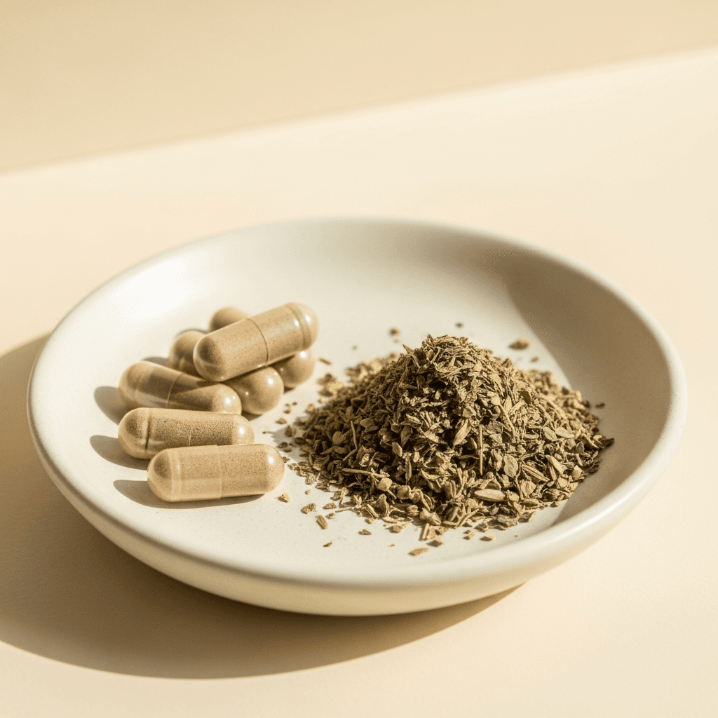 Oregano essential oil (oral, carvacrol)