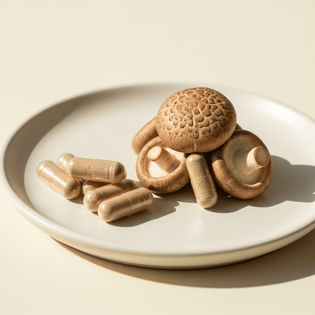 Shiitake (Lentinula edodes, LEM)